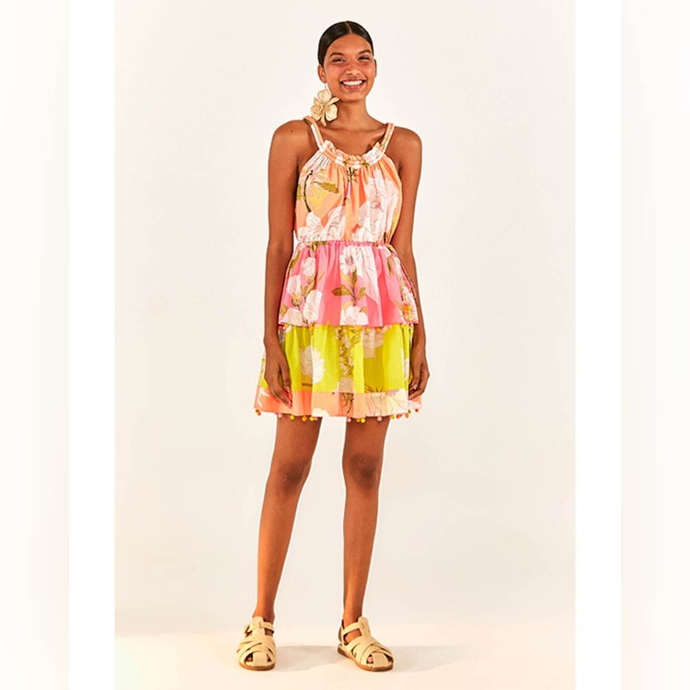 NWT Farm Rio Garden Dress - L - Picture 2 of 2